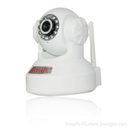 Day Night IR Cut Pan and Tilt Wi-Fi IP Camera for Baby Monitor, P/T P2P iPhone App MJPEG